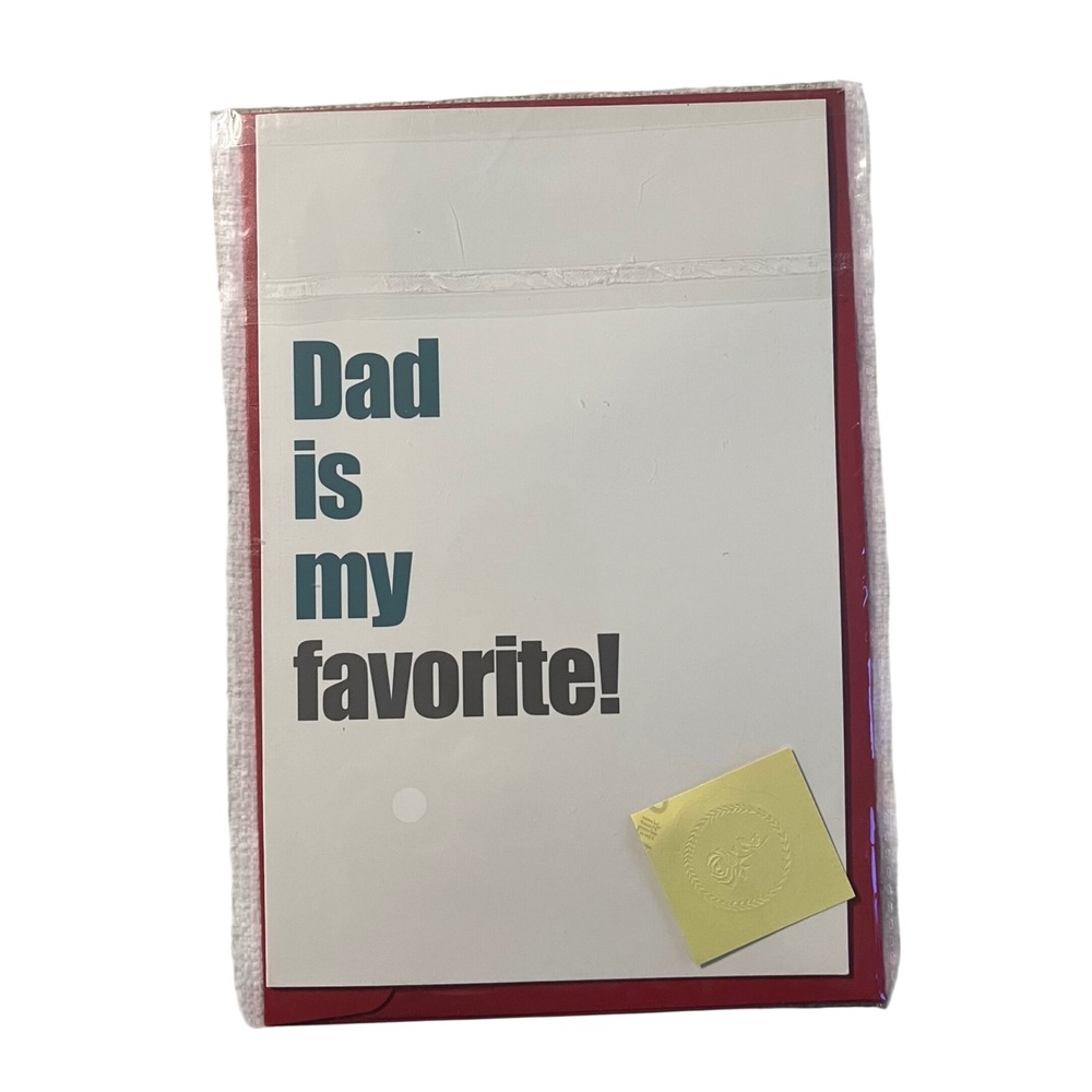 Dad Is My Favorite‎ Funny Mother's Day Card From Child